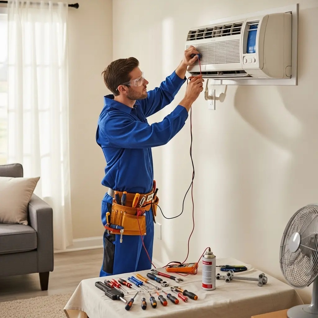 Gölmarmara Panasonic Panasonic klima gaz dolumu ve bakım – Enerji verimliliği artırıldı. - Teknik servis örneği